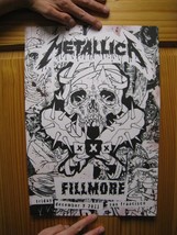 Metallica Poster December 9, 2011 San Francisco Fillmore Skull-
show ori... - $251.12 CAD