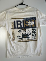 JanSport Notre Dame Fighting Irish Pullover T-Shirt Men&#39;s M White Short Sleeve - £11.33 GBP