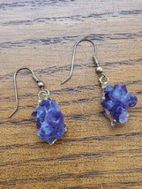 Vintage amethyst earrings - £37.45 GBP