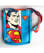 SUPERMAN COMICS BAG ✱ Vintage &amp; Rare Big Sholder PVC Bag Empty ~ Holland... - £57.39 GBP