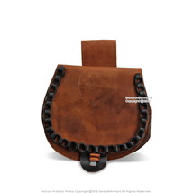 Wild West Genuine Leather Belt Pouch for Medieval Renaissance Fair SCA L... - $23.74