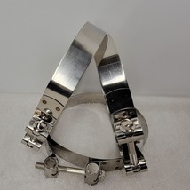 4&quot; Inch T-Bolt Clamps Stainless Steel Clamp Turbo Intake Hose Coupler 3 PCS - $10.88