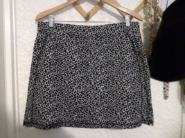 T by Talbots Animal Print Skort Gray/Black NWT Sz LP - £23.25 GBP