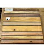 ONE BEAUTIFUL HORIZONTAL LAMINATED BOWL BLANK WOOD LUMBER 12&quot; X 12&quot; X 3&quot; LX - $147.61 CAD