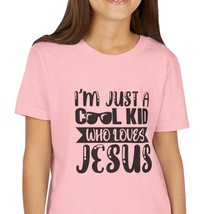 Cool Kid Who Loves Jesus Youth T-Shirt, Christian Children&#39;s Tee, Youth ... - $556.74 MXN