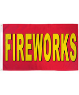Fireworks 4th of July 3'X5' Flag ROUGH TEX® 68D - $24.98
