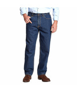 NEW Kirkland Signature Mens Relaxed Fit Cotton Blue Heavy-Duty Jeans Pan... - £18.02 GBP