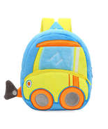 Anykidz 3D Blue Bulldozer Kids School Backpack Cute Cartoon Animal Style... - £33.10 GBP