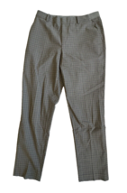 Uniqlo Ankle Length Elastic Waist Gingham Plaid Seersucker Trousers size... - $32.67