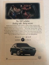 1997 Buick LeSabre Car Vintage Print Ad pa27 - $7.91