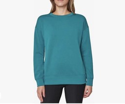 Mondetta Women&#39;s Plus Size XXL Verdigris Scuba Crewneck Sweatshirt NWT - £8.85 GBP