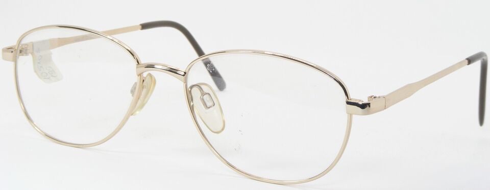 Vintage Werndl OPTIK 506 1 Shiny Gold UNIQUE RARE EYEGLASSES FRAME 51-16... - $49.81