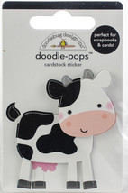 Doodlebug Doodle-Pops 3D Stickers-What&#39;s Moo? - £8.79 GBP