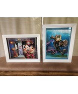 Disney Artist (2) Prints Signed Greg McCullough Hollywood Hotel, Deep Do... - $129.50