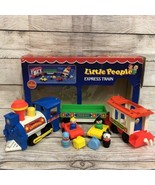 VTG 80s Fisher Price Little People Express Train #2581 Complete w/ Original Box - $150.00