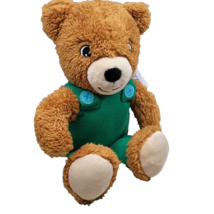 Kohls Cares Corduroy Plush Teddy Bear Green Overalls Don Freeman - £19.65 GBP
