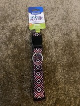 Petmate Mix&Match Collection Small Dog Collar 2 Sided Pink Geo Pattern 10-14” - $8.81