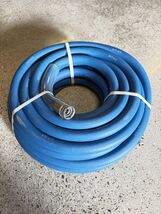 Ecolab 5/8”  ID X 50’ 200 PSI Blue Dispenser Hose 3/4” Stainless Steel H... - $57.00