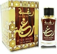 Lattafa Raghba (100ml)Spray Unisex Imported Perfume Wood Intense Eau De Parfum - $51.43