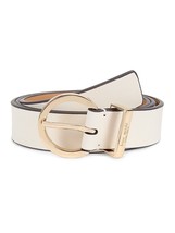 Kate Spade New York Women&#39;s Leather Belt, Parchment Size XL - £24.09 GBP