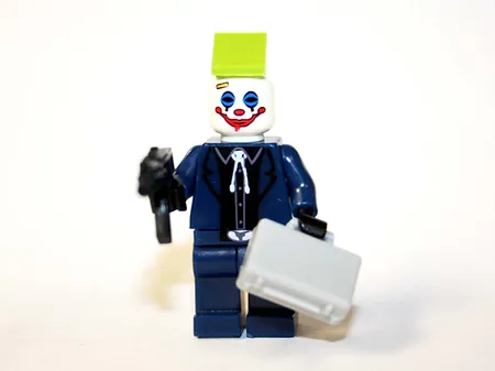 Building Joker Robber Henchman Green Hair Batman Movie Minifigure Action... - £5.59 GBP