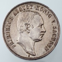 1914-E Allemand États Albertine 5 Mark Pièce de Monnaie Au État Km #1266 - £143.04 GBP
