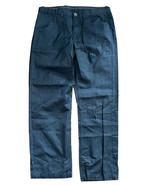 Calvin Klein Men Size 34x30 Black Striped Gray Dress Pants Trousers Flat... - £9.82 GBP