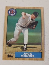 Jack Morris Detroit Tigers 1987 Topps Card #778 - £0.78 GBP