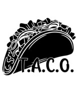 TACO T.A.C.O. sticker VINYL DECAL Freedom Tyranny 1st Amendment Trump Ch... - €8,15 EUR