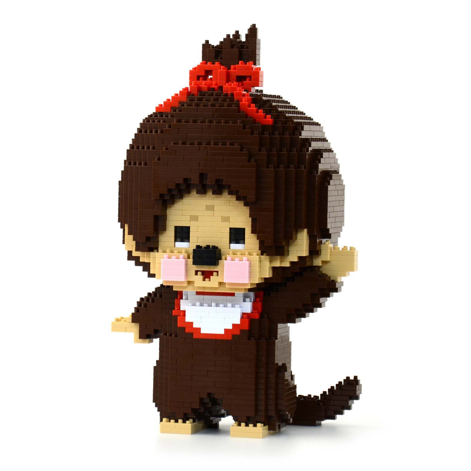 Monchhichi Chan Brick Sculpture (JEKCA Lego Brick) DIY Kit