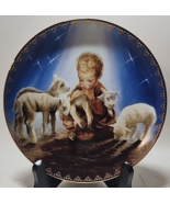The Miracle of Christmas &quot;Shepherd of Love&quot; Plate Music Box Bradford Exc... - £23.38 GBP