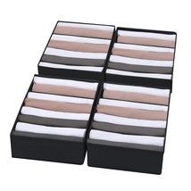 4 Packs T-Shirt Drawer Organizers For Clothing,8 Grids Compartment Stora... - $61.99