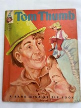1959 Rand McNally Elf Book Tom Thumb USA - $5.93