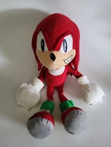 2003 Sonic X Knuckles Plush 16” Toy Network Viz Media Sega Hedgehog Great - £17.36 GBP