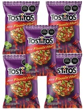 Sabritas Tostitos Hot 55g Box W/5 bags chips papas snack authentic Mexico - $17.77