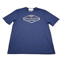 Majestic Shirt Mens L Navy Blue New Orleans Pelicans Evolution Tee Cool ... - $19.68