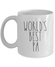 World&#39;s Best Pa Coffee Mug Father&#39;s Day Christmas Mugs Ceramic Gifts For Dad - £12.61 GBP+