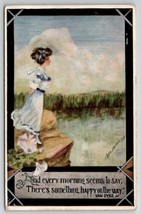Cobb Shinn Victorian Beauty Overlooking Lake Something Happy On Way Post... - $7.95