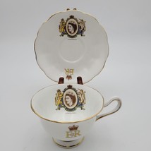 Vintage Royal Albert Cup Queen Elizabeth Coronation Cup &amp; Saucer England 1953 - £59.15 GBP