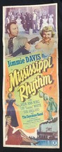 Mississippi Rhythm Original Insert Movie Poster 1949 - Jimmie Davis - $75.18