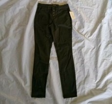 Universal Thread Women&#39;s Button Fly Skinny Slim Leg Olive Green Jeans 00... - $28.69