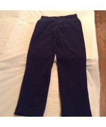Size 12 Slim George pants uniform pleated front black Boys - £6.37 GBP