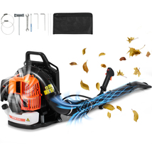 VEVOR Backpack Leaf Blower, 63CC 2-Cycle Gas Leaf Blower with 1.89L Fuel... - $155.99