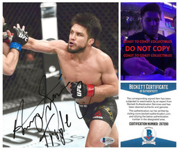 Henry Cejudo Triple C MMA signed UFC 8x10 photo Beckett COA proof autographed. - £93.02 GBP