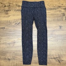 ATHLETA LIGHTNING STATIC 7/8 TIGHT Black White Print Size Small High Wai... - $659.52 MXN