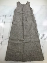 FLAX Tent Dress Womens Small Gray White Black Patterned Tank Sleeveless ... - $69.31