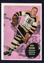 Boston Bruins Doug Mohns 1961 Topps Hockey Card #10 nr mt - £13.60 GBP