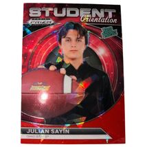 2024 Panini Prizm Draft Picks Student Orientation Julian Sayin Red Ice +... - $11.87