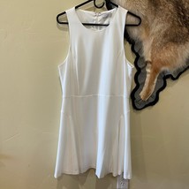 1.State White Sleeveless Fit Flare Dress Large - £21.54 GBP