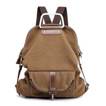 Casual Canvas Bag pack Female Antique Cloth Cotton Women Backpack College School - £35.84 GBP
